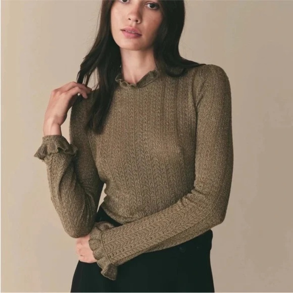 DÔEN MARELLA SWEATER -- SPANISH MOSS

NEVER WORN